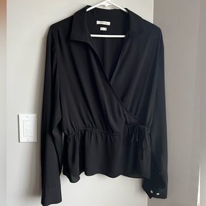 Black Babaton Aritzia Blouse